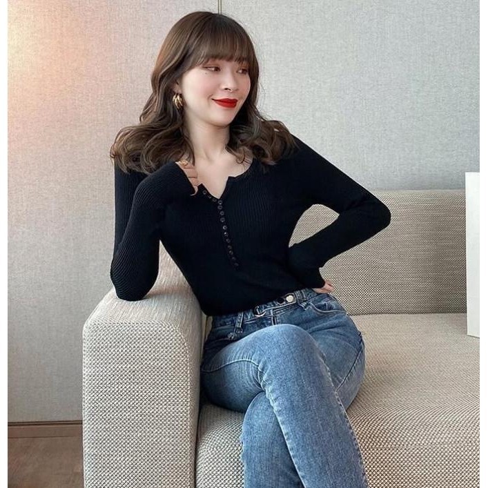 Ajwpedia Atasan Rajut Wanita Import Premium Bahan Halus | Baju Rajut