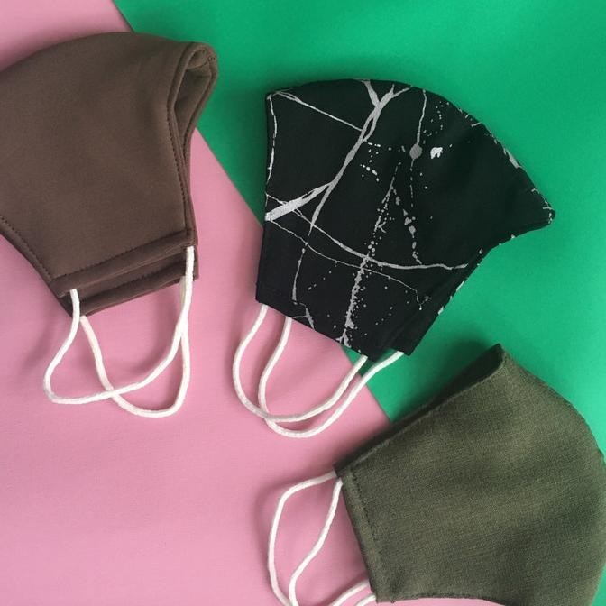 Okainku Face Mask - Abstract Black