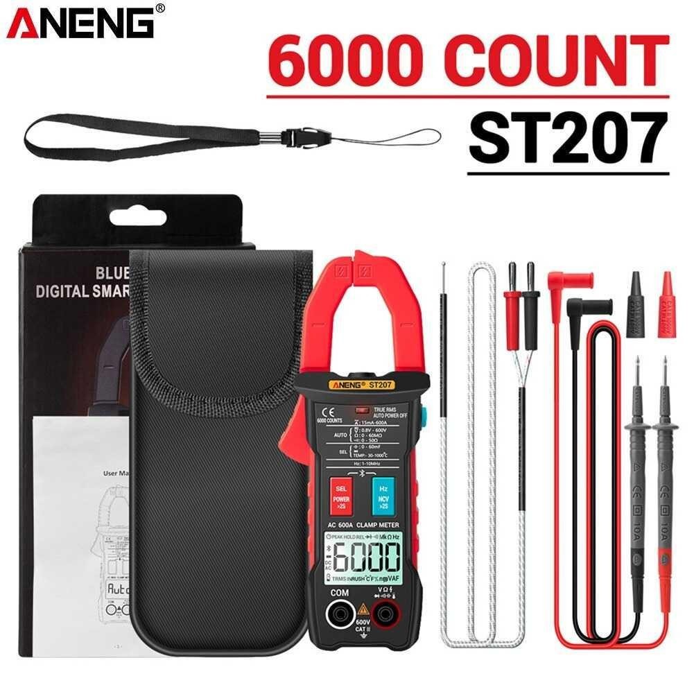 ANENG Digital Bluetooth Multimeter Voltage Tester Clamp - ST207