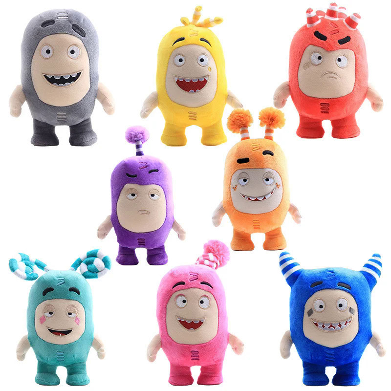 Mainan Lembut Film Anime Kartun Singapura Oddbods Lucu Pogo Fuse Slick Gelembung Jeff Zee BG Oddbods