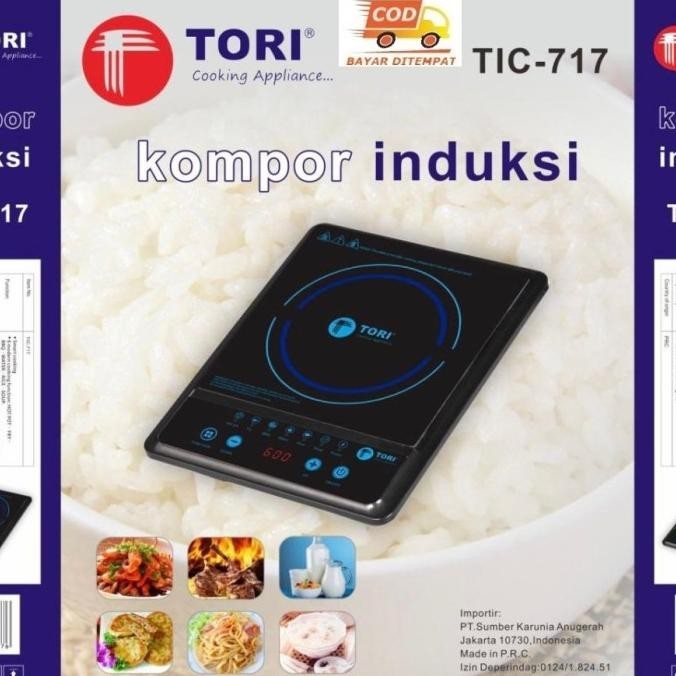 TORI KOMPOR INDUKSI LOW WATT / KOMPOR LISTRIK INDUKSI TIC-717 NURULPRAMIT43