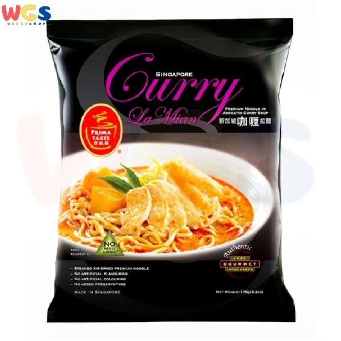 

Prima Taste Singapore Curry Lamian Premium Noodle In Curry Soup 178G