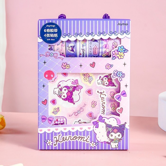 

MIMIMOO Sticker Roll Tape Gift Box Sanrio Cinnamoroll My Melody Kuromi