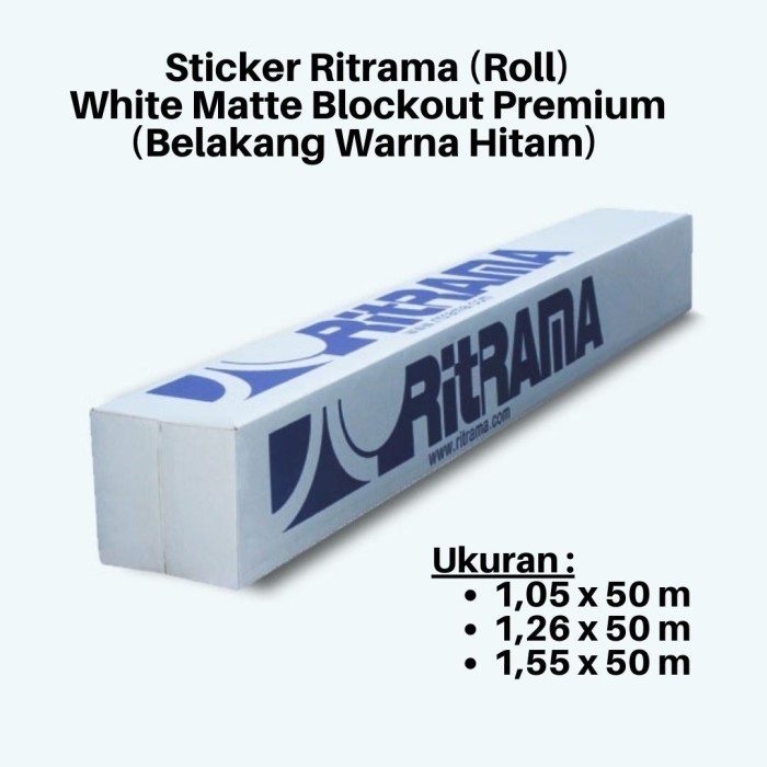 

Sticker Ritrama Blockout Black - Matte (Roll)