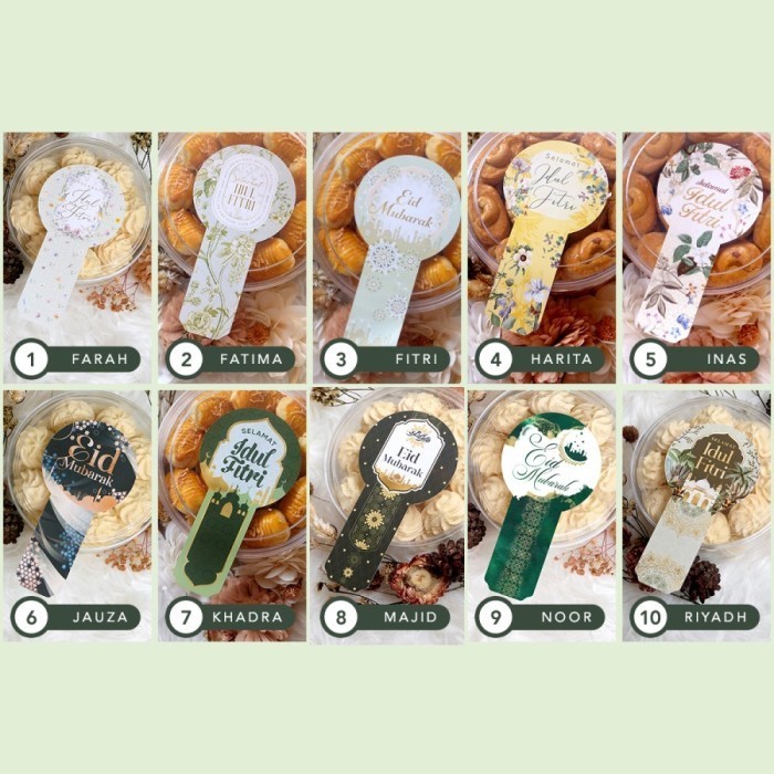 

Sticker Ramadhan Idul Fitri Stiker Segel Lidah Label Toples Lebaran