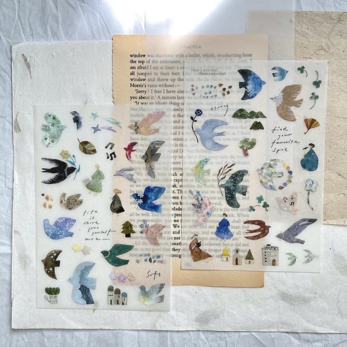 

Pion Bird Island Transfer Sticker