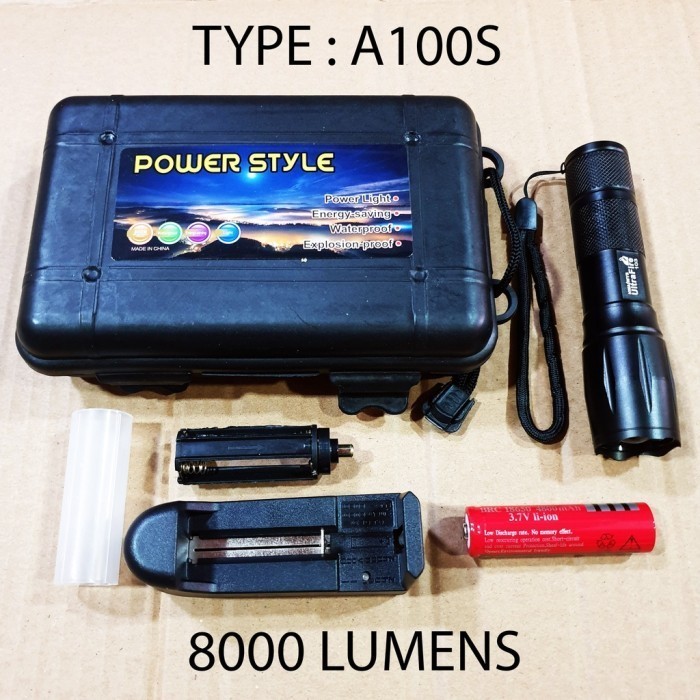 SENTER SWAT XML-T6 12000 LUMENS ORIGINAL ZOOMABLE / SENTER SWAT CAS