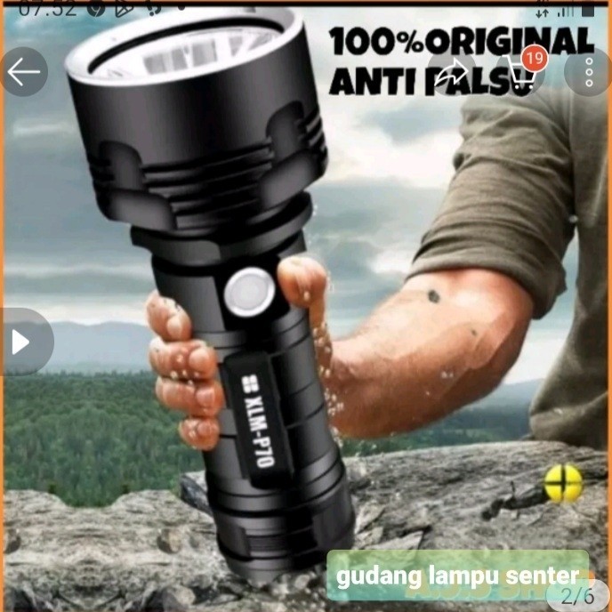 ( ORIGINAL) SENTER MX-2008P70 LED CHARGER USB XLM-P70 BATREI 26650