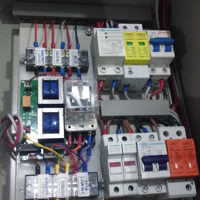 Terbaru Box Ats Lengkap With Ac & Dc Proteksi Lengkap Untuk Panel Surya Promo Terlaris