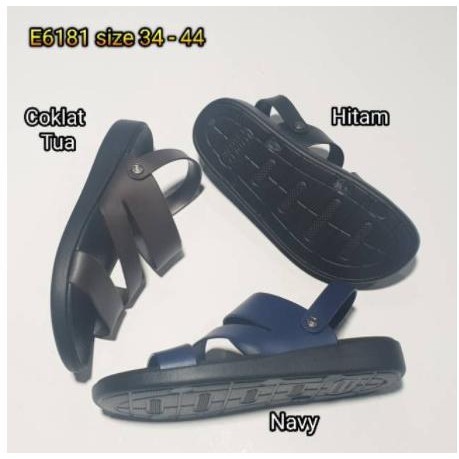 sandal pria luofu sendal tali cowok karet e6181 import