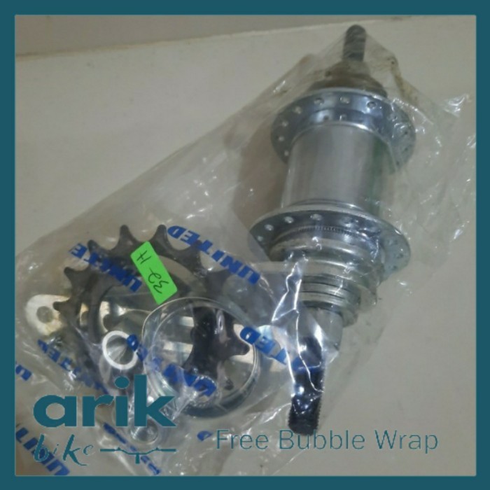 REM TORPEDO SET TERPEDO COASTER HUB SEPEDA MERK UNITED 32 HOLES