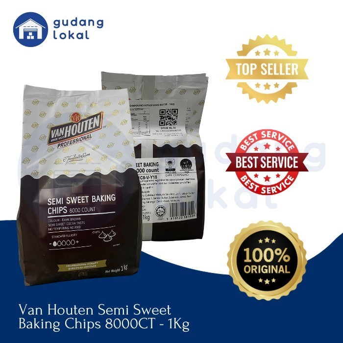 

Van Houten Se Sweet Baking Choco Chips 8000Ct 1Kg