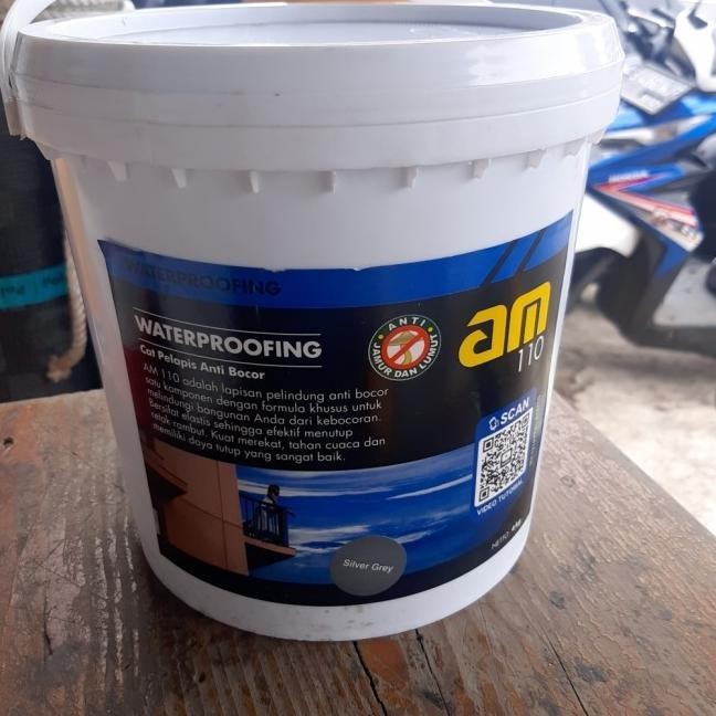 

Baru!! Pelapis Antibocor.Versi.Aquaproof.Waterproofing Am110. 4Kg