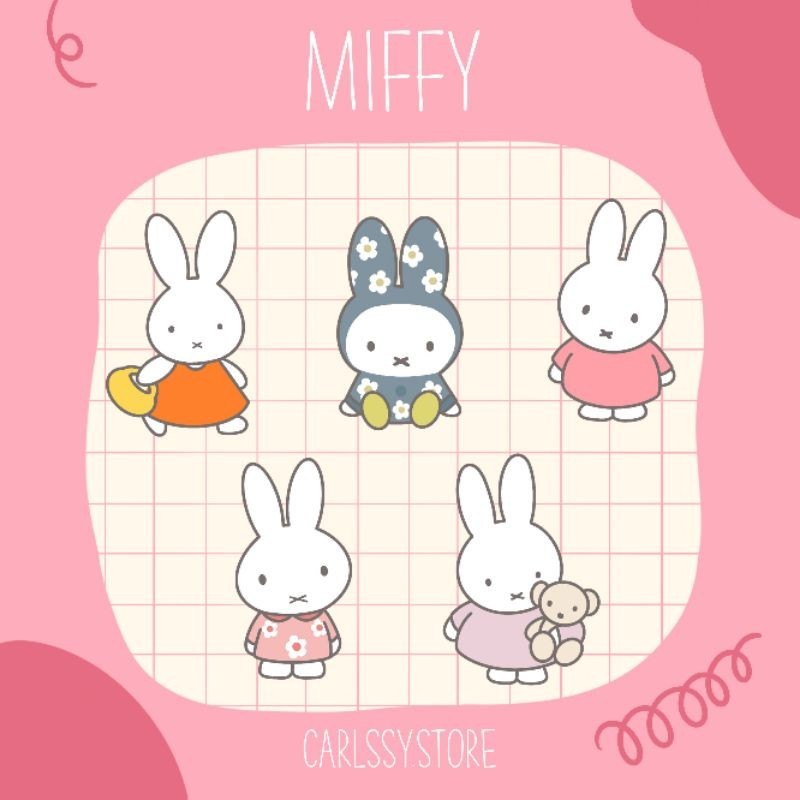 

Sticker Nama Custom - Miffy