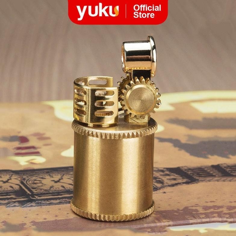 kncln- korek api zorro lighter Retro Klasik Gold Promo