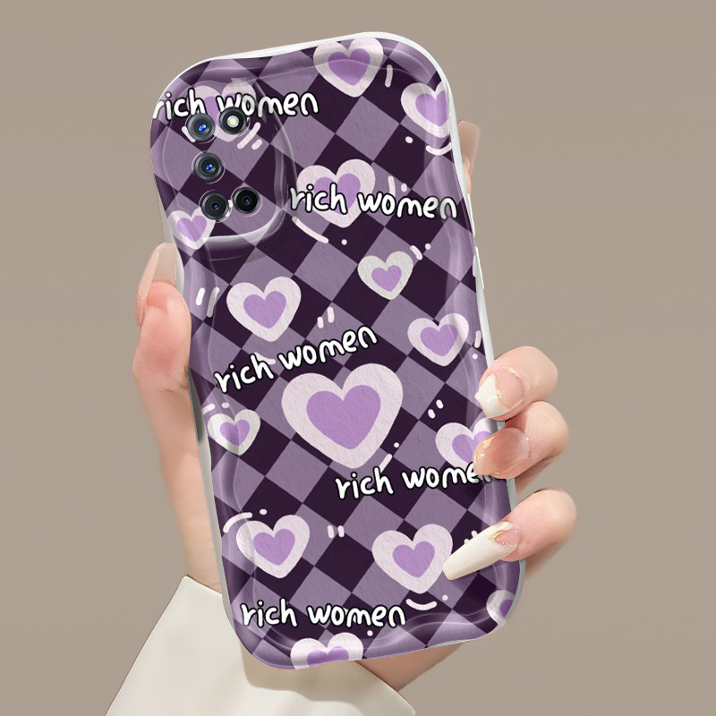 Casing Hp OPPO A52 A72 A92 Case pola cinta unik dan kreatif Casing ponsel Hp Kesing kover pelindung 