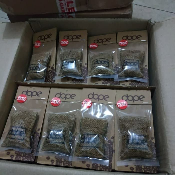 [RESELLER 1] DOPE - CAR PERFUME COFFEE PENGHARUM / PARFUM MOBIL KOPI