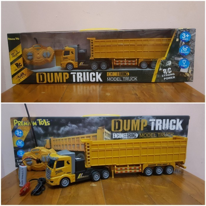 Mainan Rc Mobil Truk Fuso - Rc Truck Bak Tanah Long Vehicle