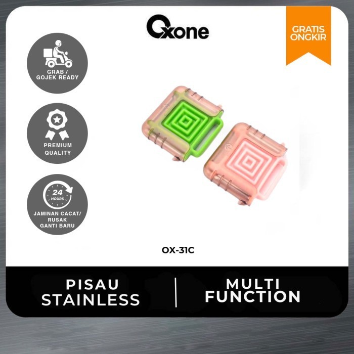 OXONE THREE TIPES PENGUPAS OX31C/PEELER/STAINLESS STEEL/NEWARRIVAL