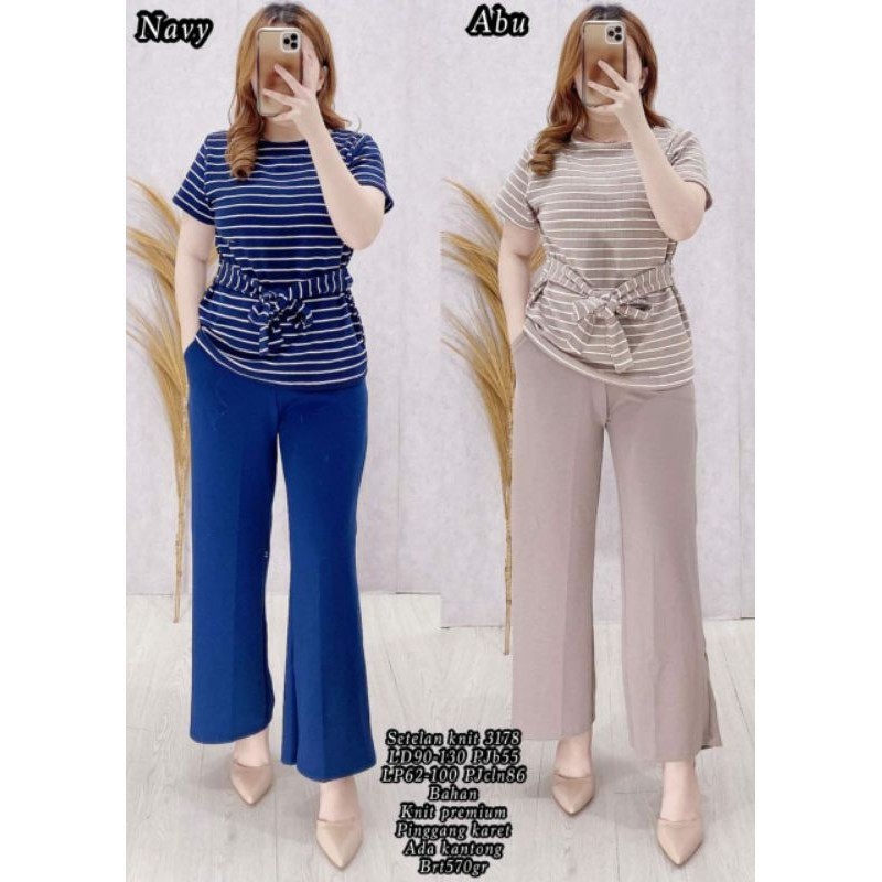 SETELAN KNIT 3178 KNIT PREMIUM