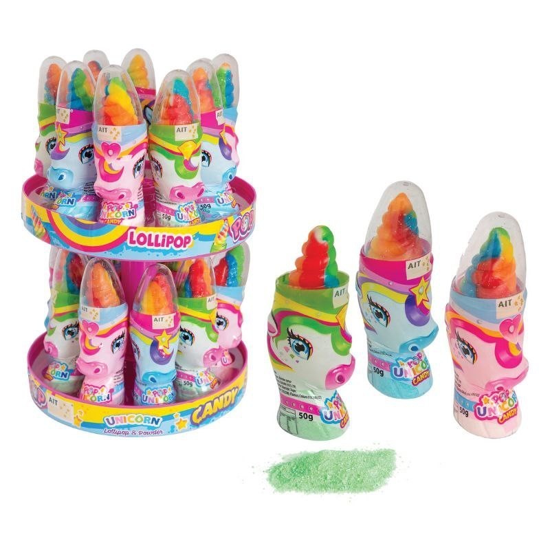 Unicorn Dipper Pop Candy/Permen Lollipop Import Australia