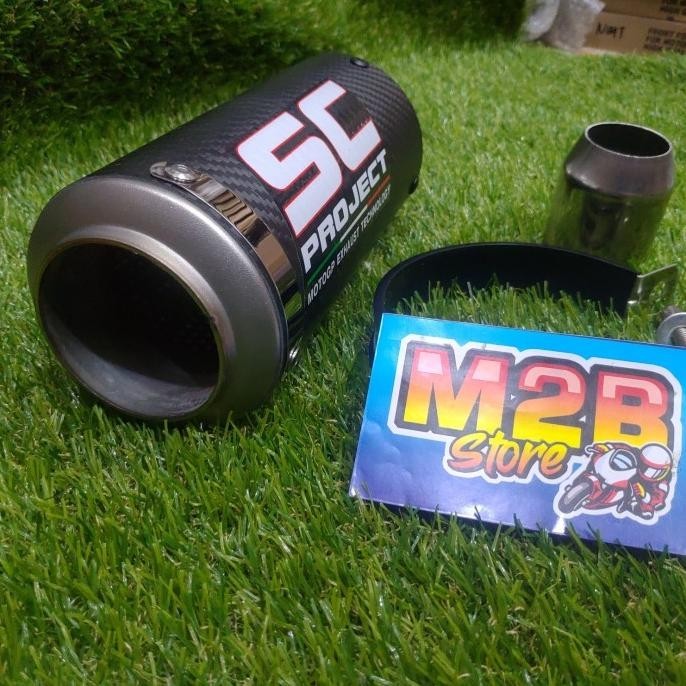 Knalpot Racing Sc Project Asli Ori Carbon Karbon Import