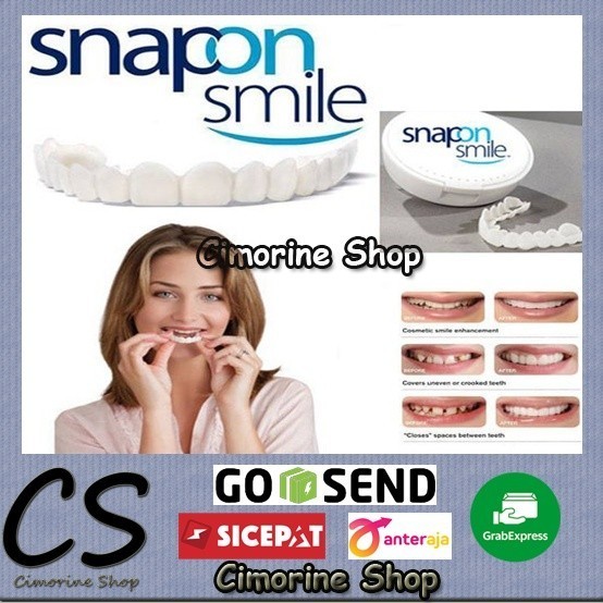 SNAP ON SMILE AUTHENTIC / GIGI PALSU SNAPON SMILE 1 SET VENEER GIGI