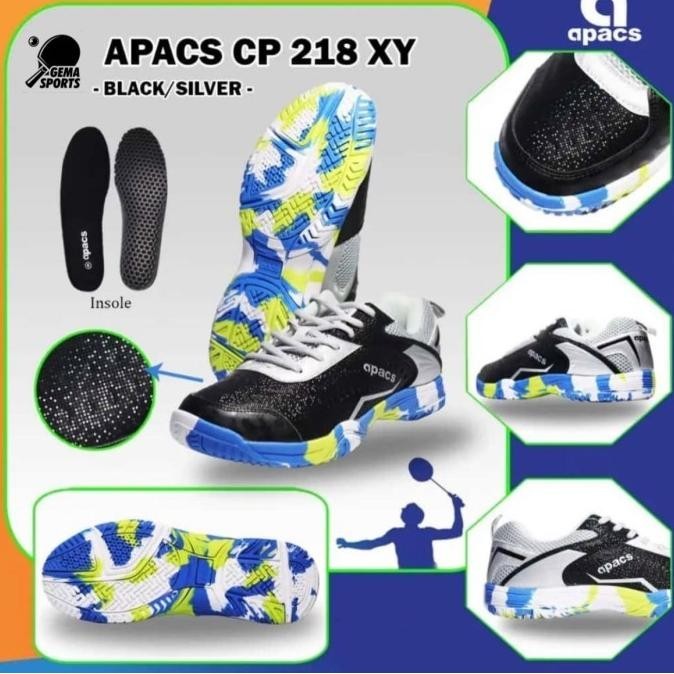 NEW SEPATU BADMINTON APACS CP 218 XY ORIGINAL KANAYASARI3