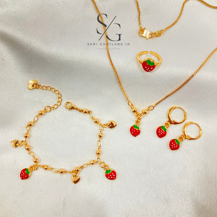 PERHIASAN KALUNG CINCIN GELANG ANTING EMAS ASLI 24K KARAT ANAK SPA 29