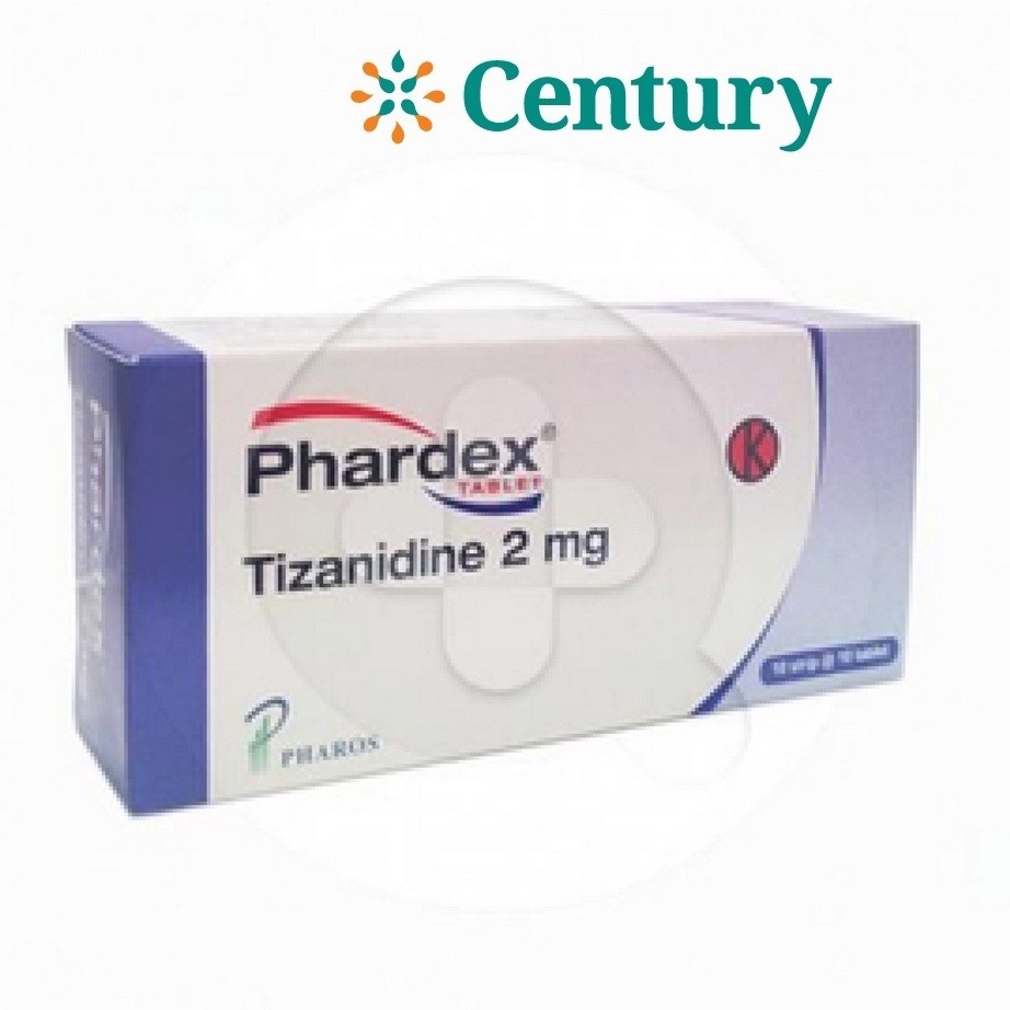 PHARDEX TABLET 2 MG 1 STRIP ISI 10 TABLET / TIZANIDINE / OTOT / SENDI