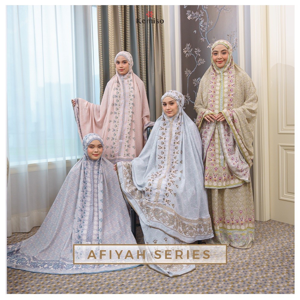 PREMIUM [MUKENA 219K] TAZBIYA X KEMISO MUKENA SAJADAH ALLSIZE