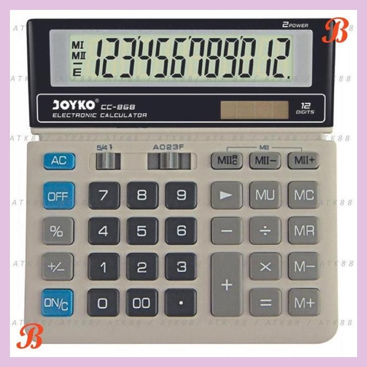 

| PGT | KALKULATOR JOYKO CC-868 12 DIGIT