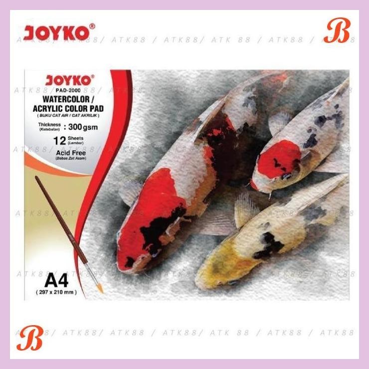 

| PGT | JOYKO WATERCOLOR/ACRYLIC PAD A4 300GSM