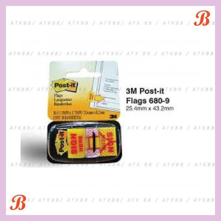 

| PGT | POST IT SIGN HERE 680-9 TERMURAH