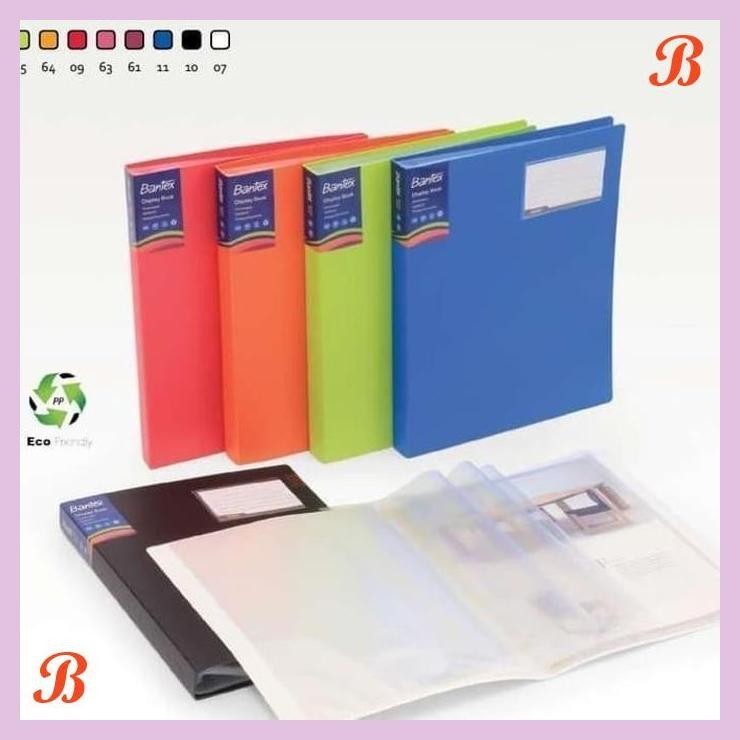 

| PGT | BANTEX DISPLAY BOOK 20 POCKETS FOLIO #3183