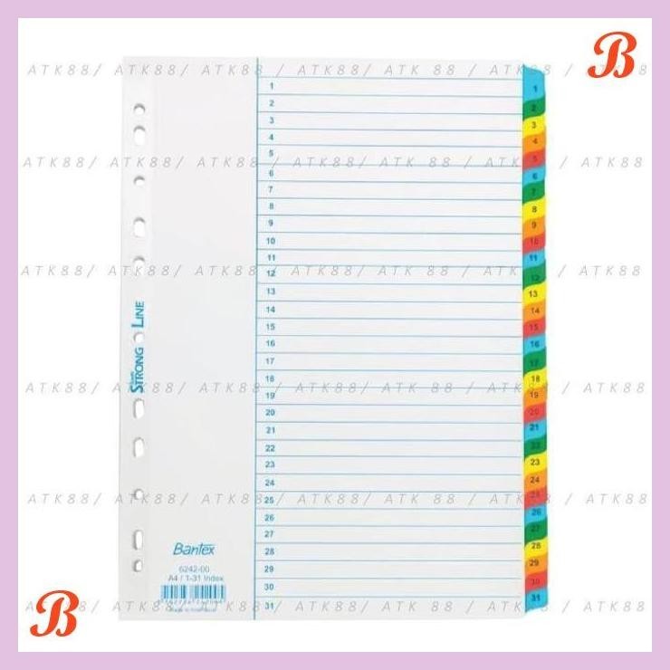 

| PGT | BANTEX STRONGLINE INDEXES A4 1-31 (31 PAGES) #6242