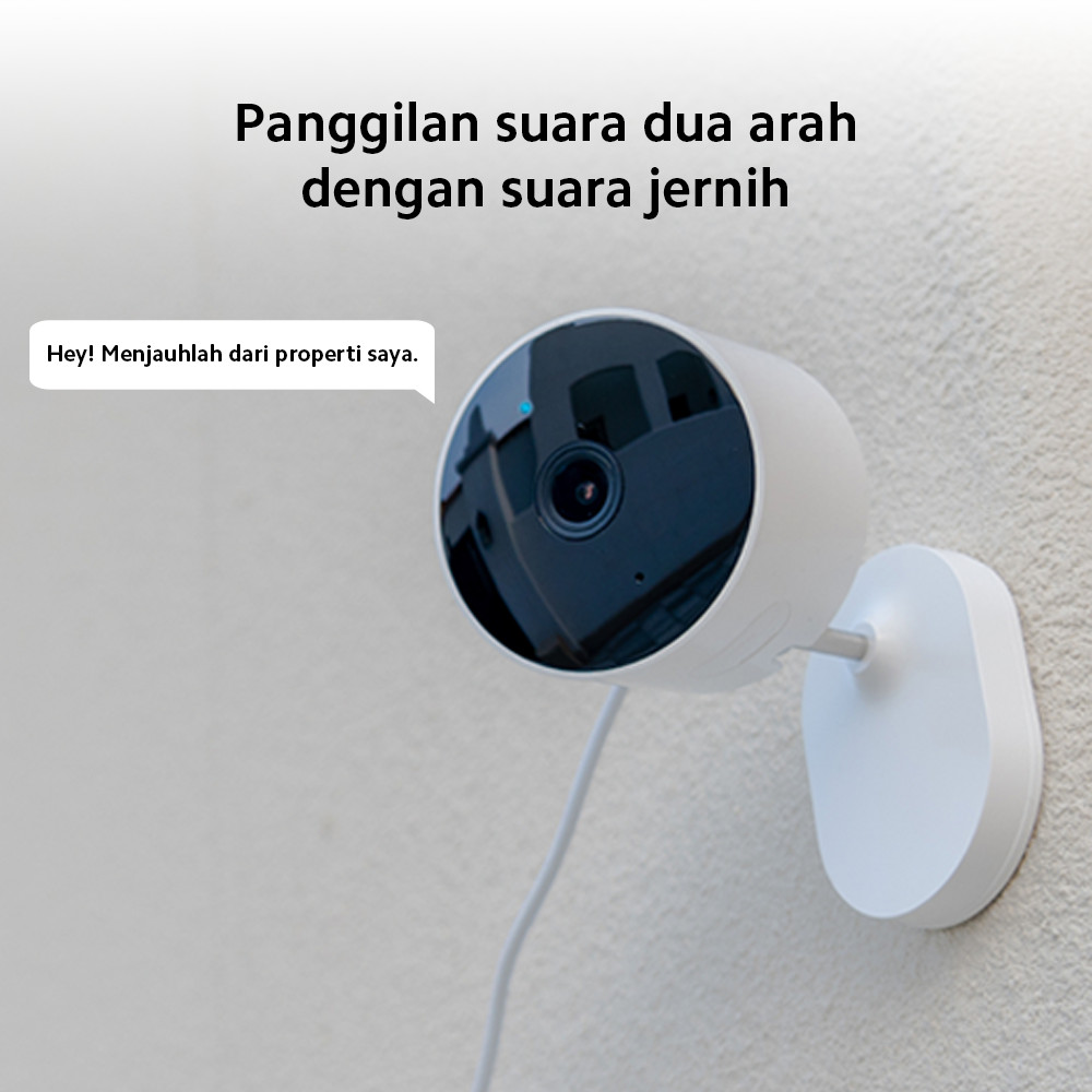 Official Xiaomi Outdoor Camera AW200 | IP65 Tahan Debu Deteksi Gerakan Fitur Call 2 Arah