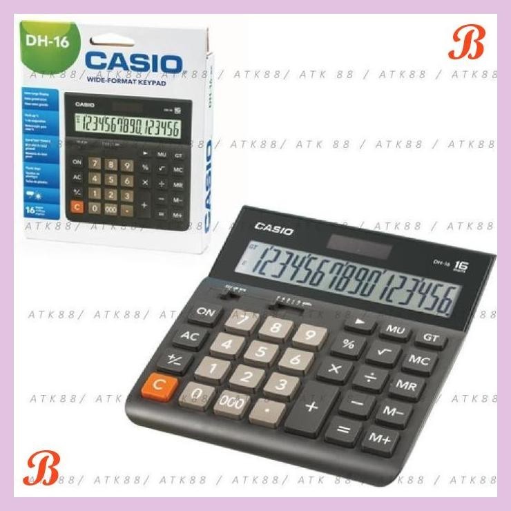 

| PGT | CASIO DH 16 CALCULATOR DESKTOP KALKULATOR MEJA KANTOR OFFICE DH16