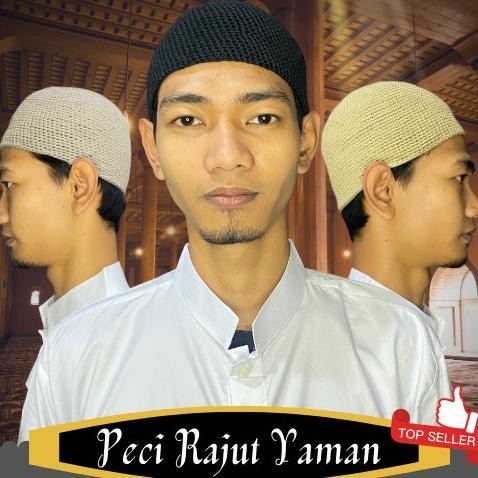 Terbaru Peci Rajut Yaman Original Tebal Polos Dewasa Terbaik