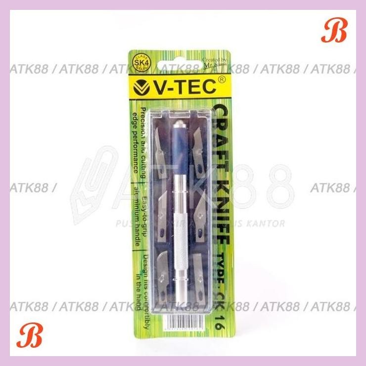 

| PGT | V-TEC CRAFT KNIVES SET CK 16 / HOBBY KNIVES SET