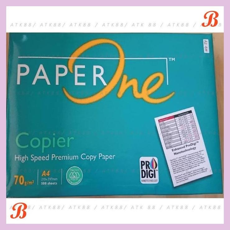 

| PGT | KERTAS PAPER ONE A4 70 GRAM/KERTAS FOTOKOPI/KERTAS PRINT