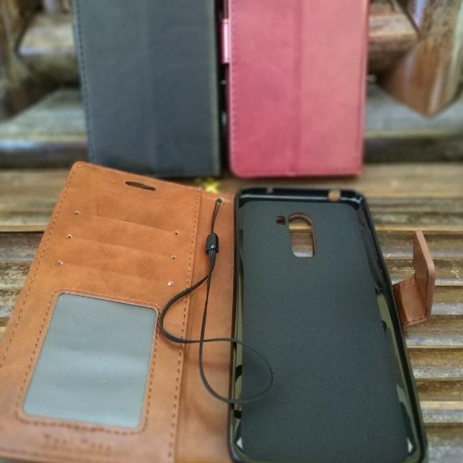 New Flip Case Leather Xiaomi Pocophone F1 Flip Cover Kulit Casing Poco F1 