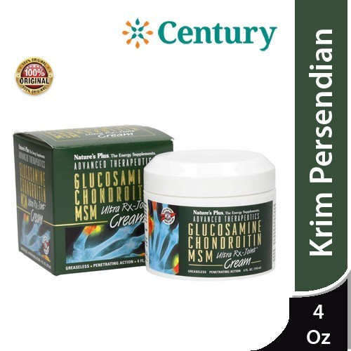 Nature Plus Ultra R/X Joint Cream 4oz / Anti nyeri / Glucosamine cream / Pengapuran / Osteoarthritis