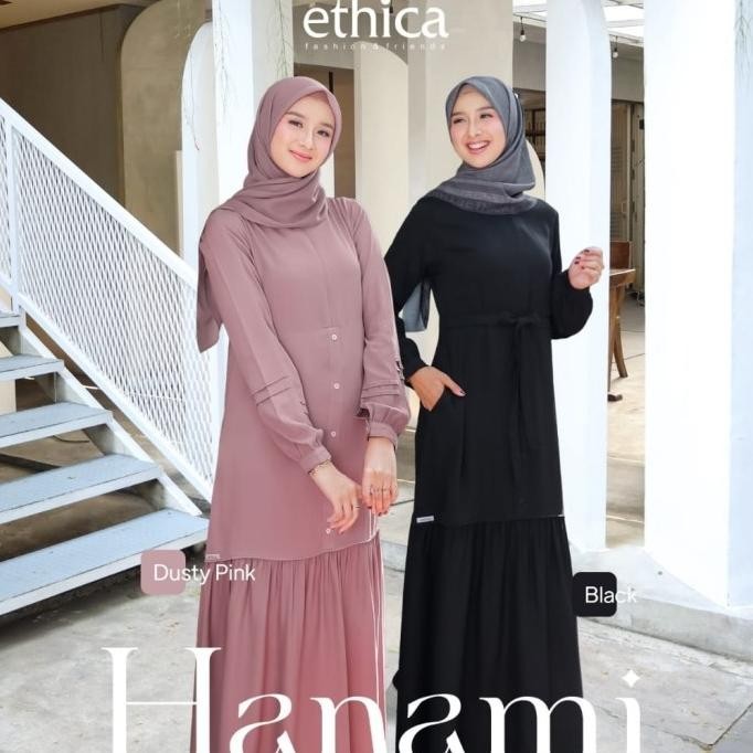 Best Seller Gamis Ethica Hanami 12 Pengiriman Cepat