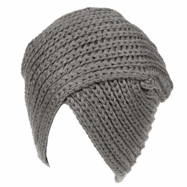 Turban Rajut Polos/Turban Wanita Simple/Topi Turban Bandana Winter