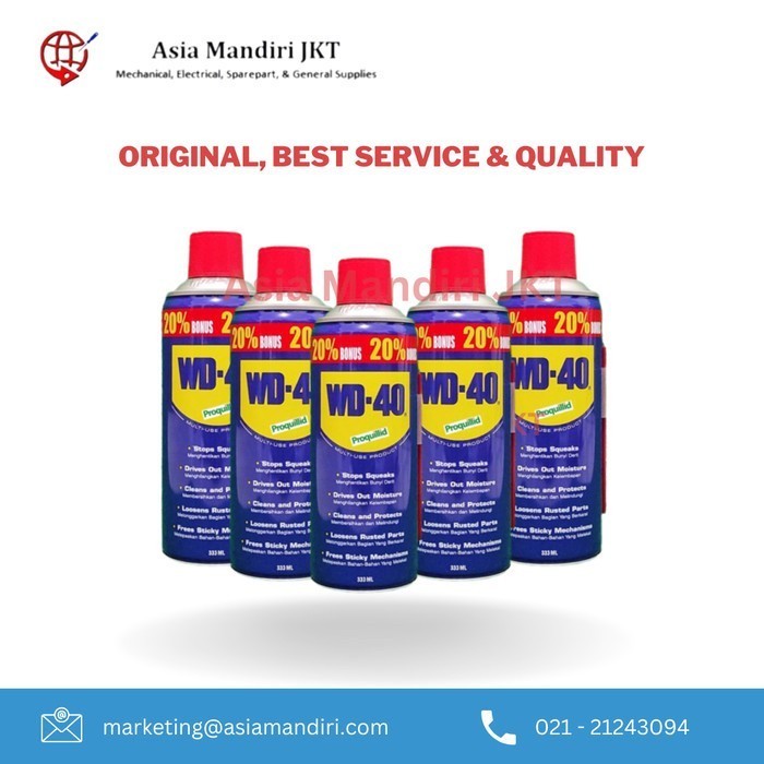 Ready Paket 1 Dus WD-40 WD40 WD 40 Multipurpose 333Ml 24pcs