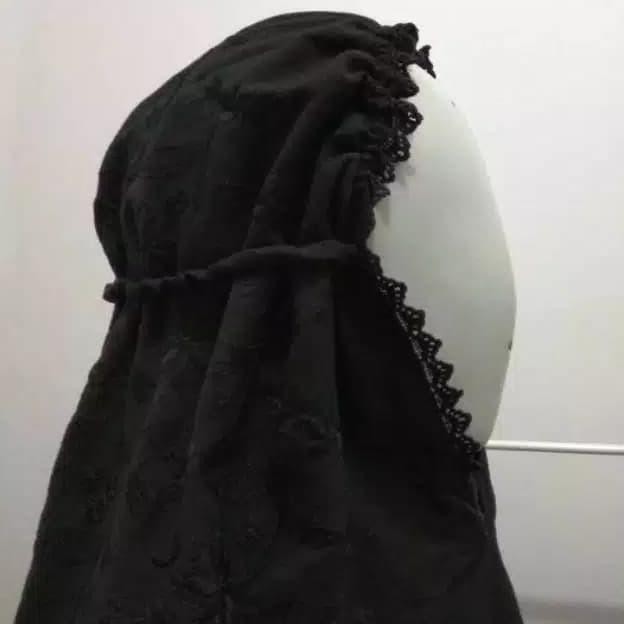Kerudung Bergo Putih,Hitam-Bergo Standard-Bergo Haji & Umroh-Bergo