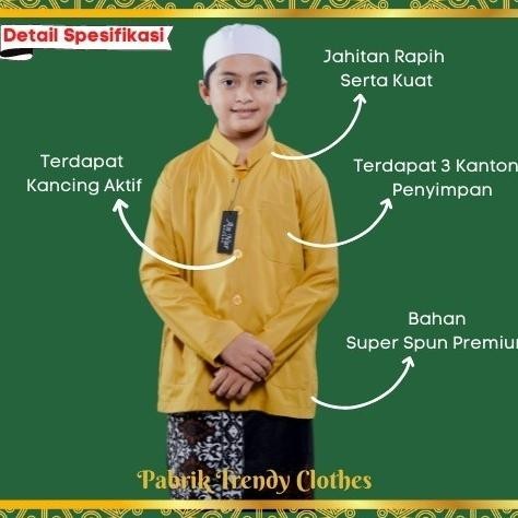 Baju Koko Anak Laki Laki Model Terbaru Koko Ammu Anak Original