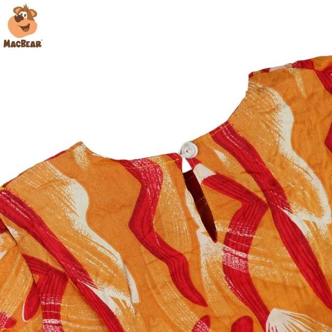 Macbee Setelan Anak Perempuan Tunik Anak Muslim C Elnara Ruffle