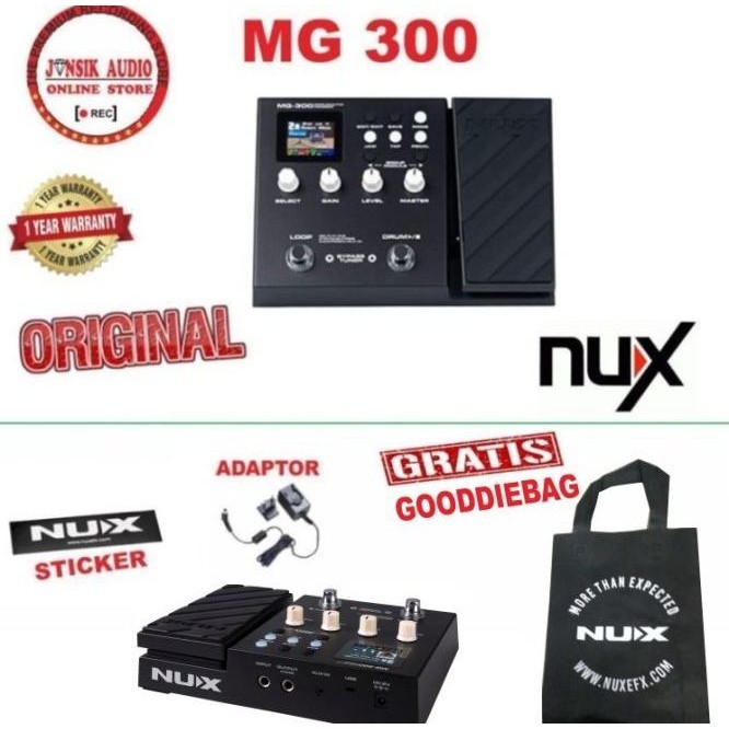 Nux Mg300 Mg 300 Mg-300 Multi Efek Gitar